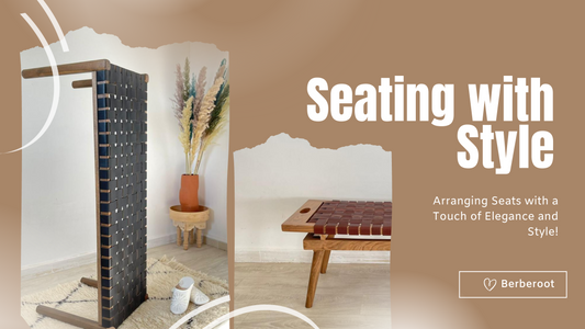 Seating with Style: The Charm of Moroccan Handmade Woven Benches