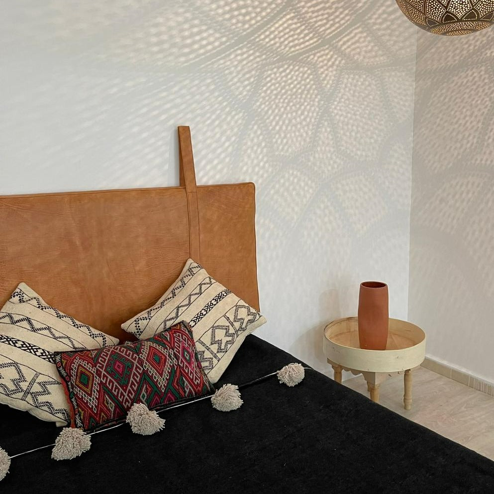 Home Living, Handmade head of bed, for livingroom, Hanging bed board, bedroom headboard, for love, decoration home, artisanat deco, morocco