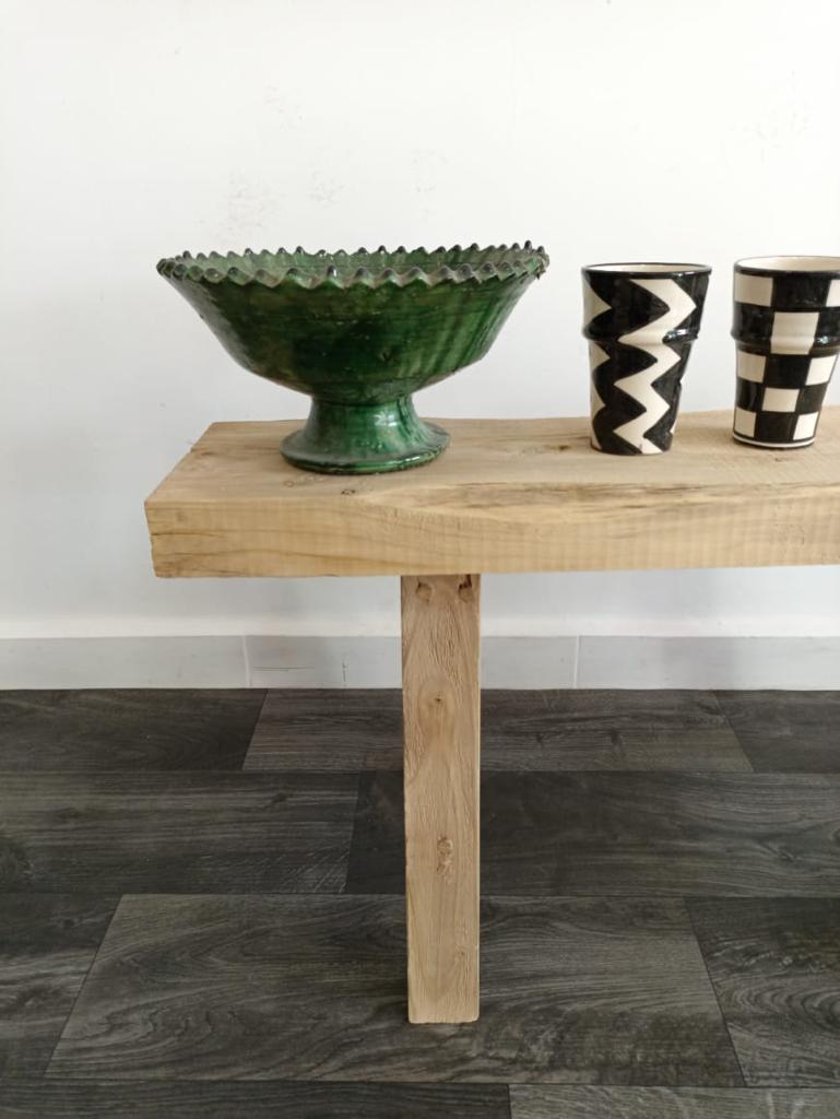 Antique bench,old wooden bench,Vintage wooden bench, antique Rustic Vintage Bench, rustic stool, massive soft barn wood, moroccan vintage
