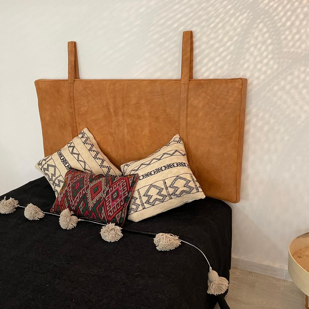 Home Living, Handmade head of bed, for livingroom, Hanging bed board, bedroom headboard, for love, decoration home, artisanat deco, morocco