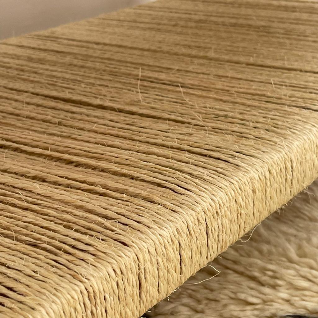 Teak Woven Leather, Benches Woven Leather Stool, Woven Natural, Leather Strap Bench, Saddle, -HANDMADE, Entryway bench, and of bed benchE