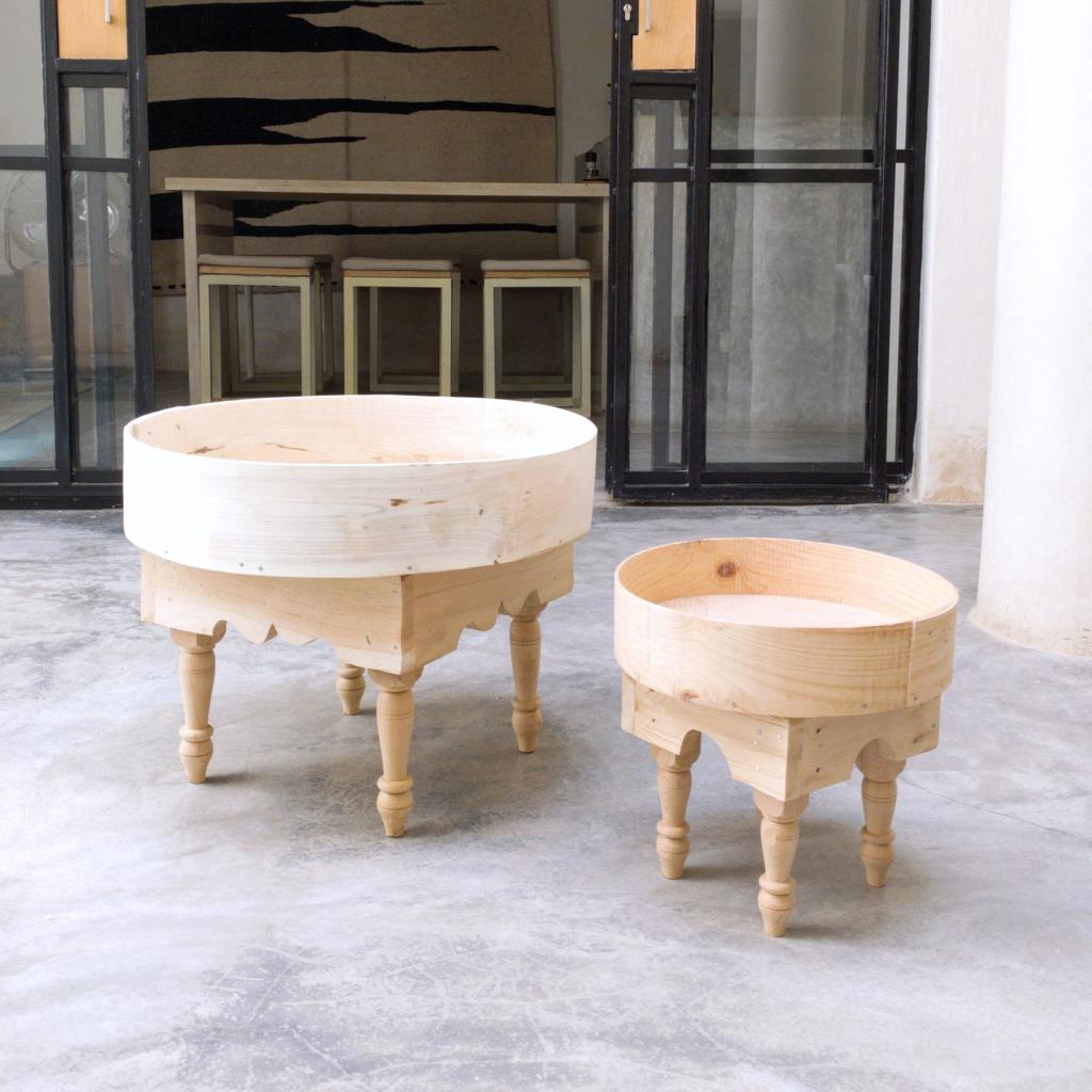 Set of 2 wooden coffee table, moroccan coffe table, traditional table, berber cedar coffe table, elmowood table, wood table, home table