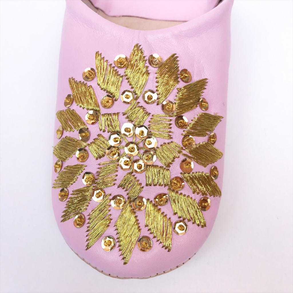 Moroccan Sequin Babouche Slippers, Moroccan Slippers, Handmade Slippers, Leather Slippers, leather mules, artisanat morocco, slippers indoor, slippers outdoor