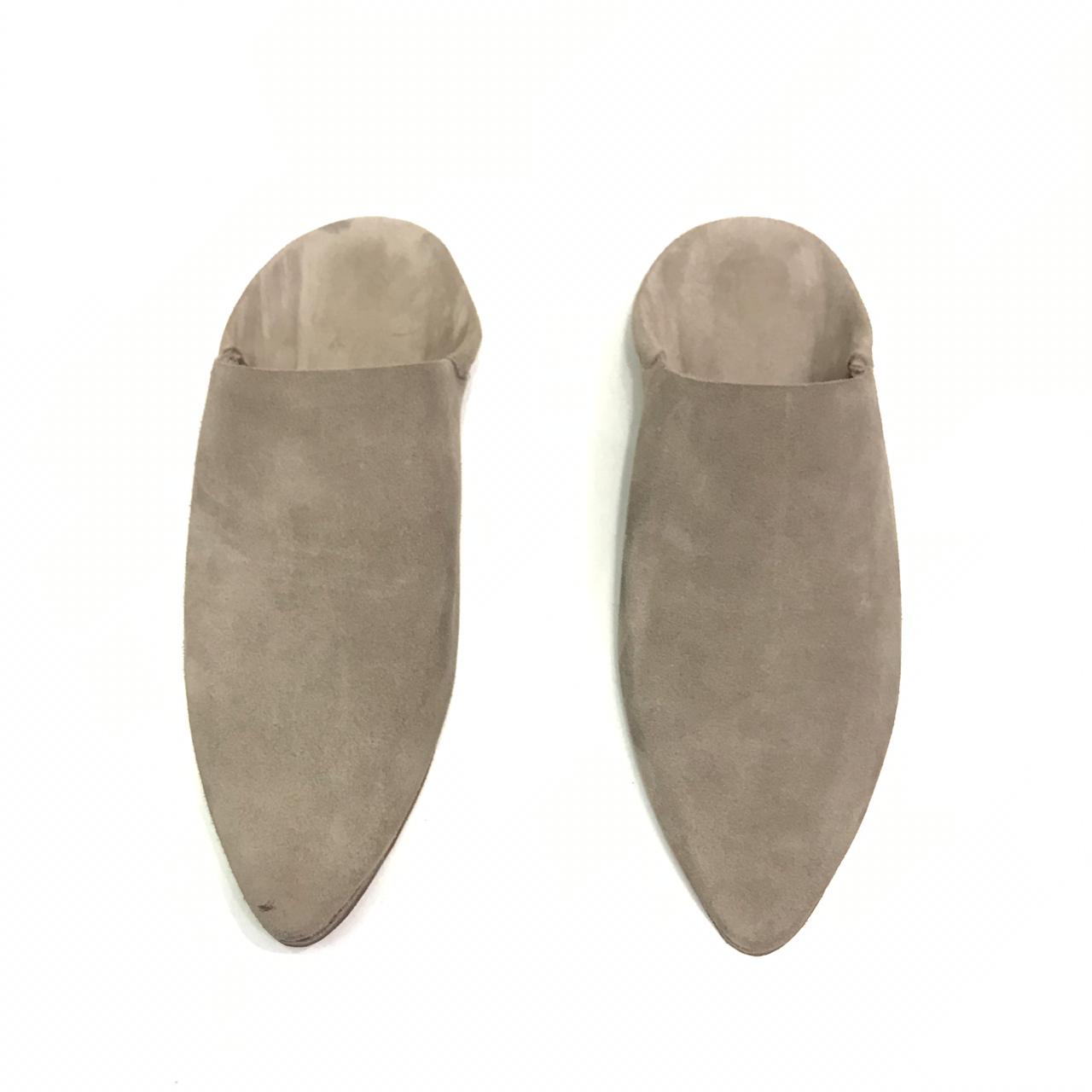 Suede Moroccan Slippers, Soft & High Quality Moroccan Shoes, Sheepskin Slippers, Moccasins men's Slippers, Babouche Maroc, handmade
