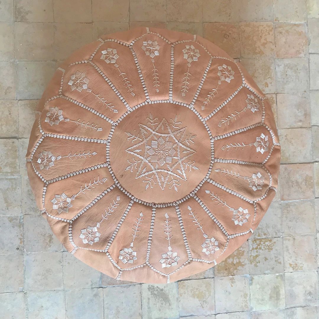 Moroccan Pouf Ottoman