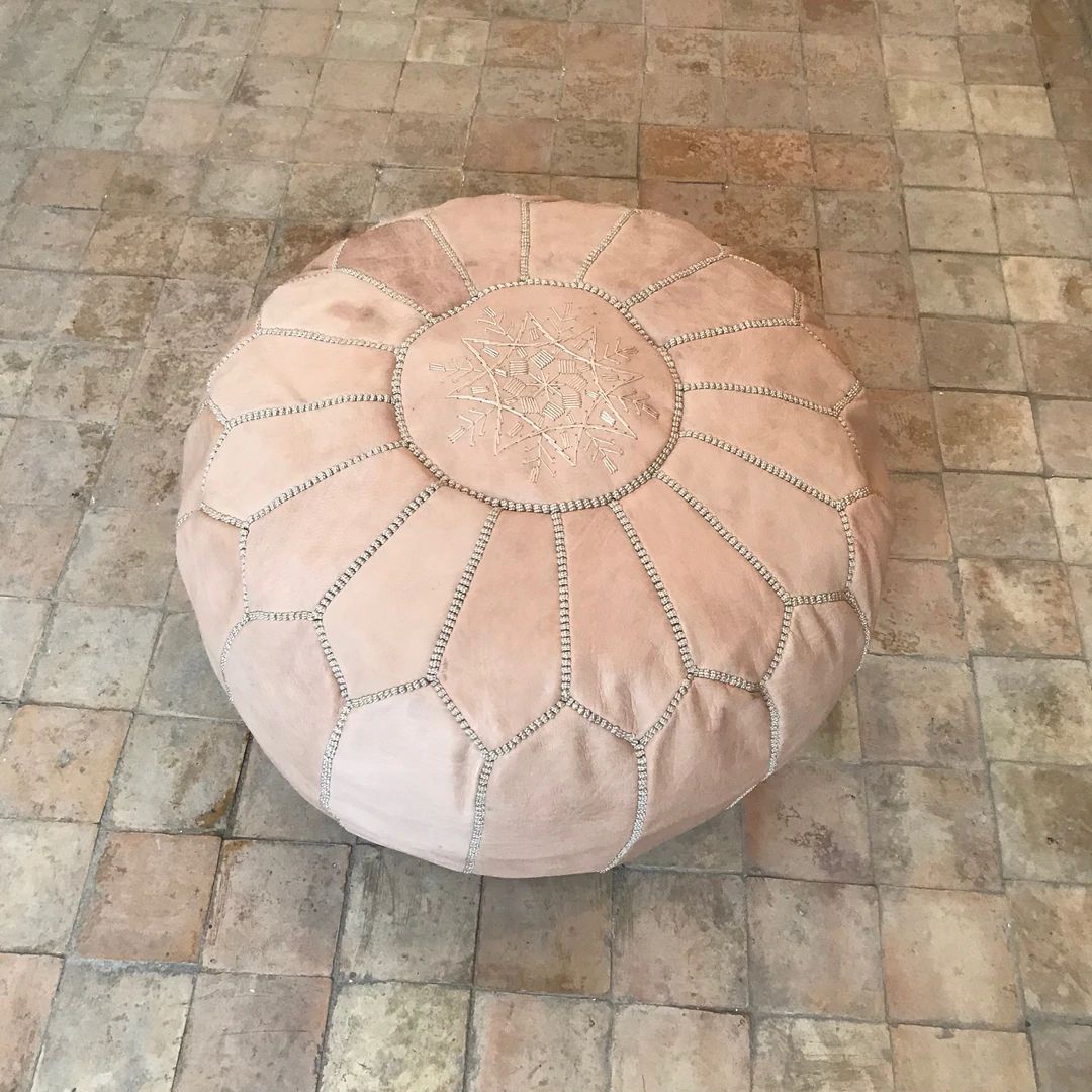 Moroccan Pouf Ottoman