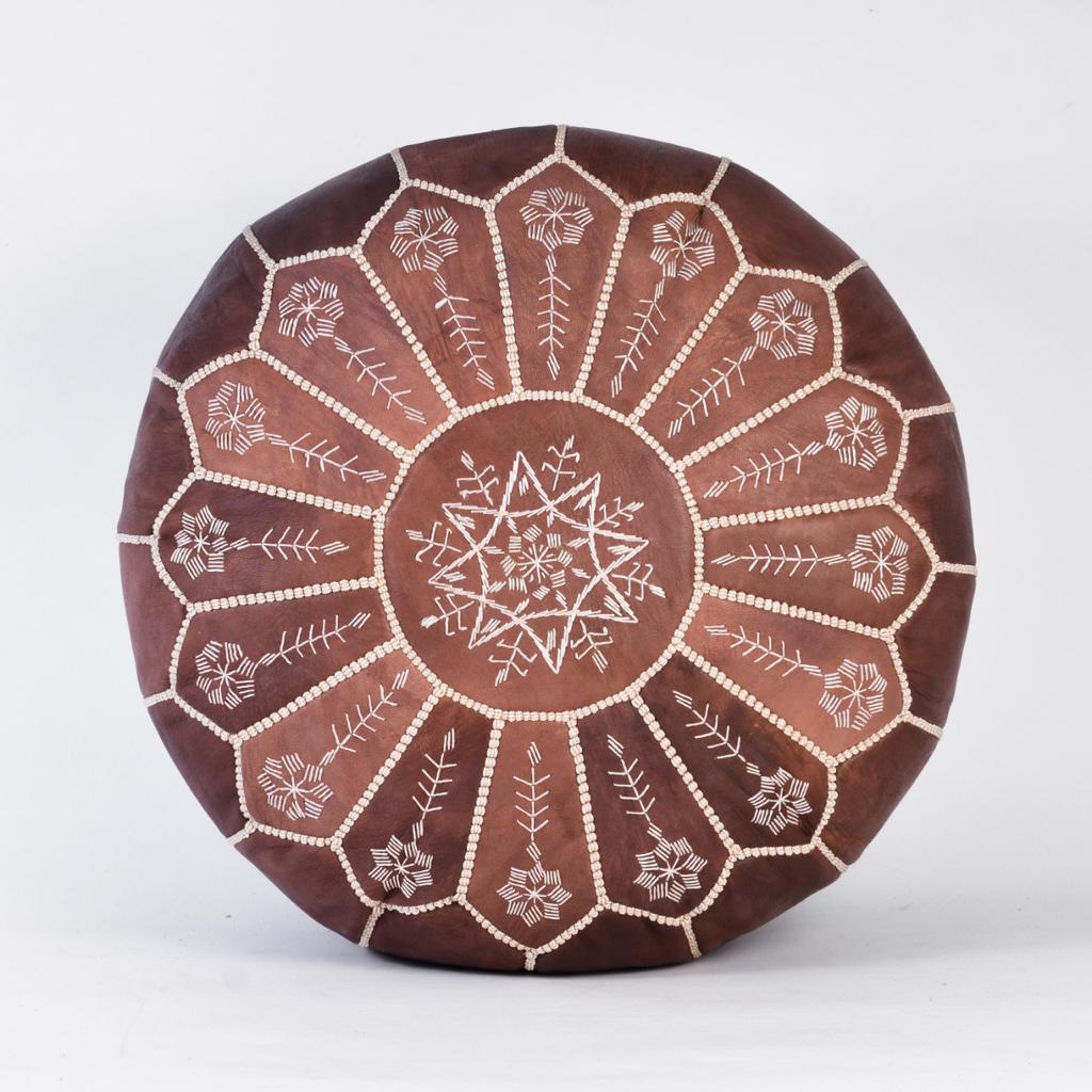 Moroccan Pouf Ottoman