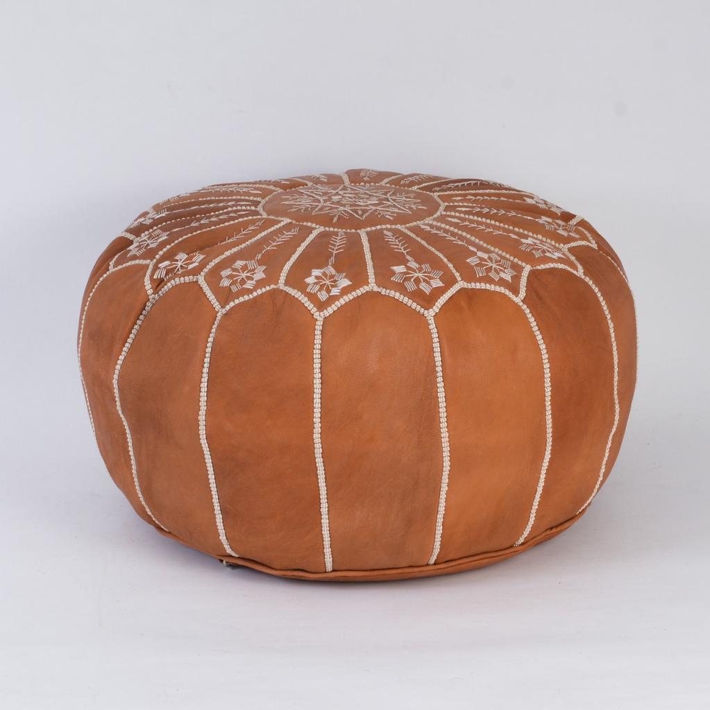 Moroccan Pouf Ottoman