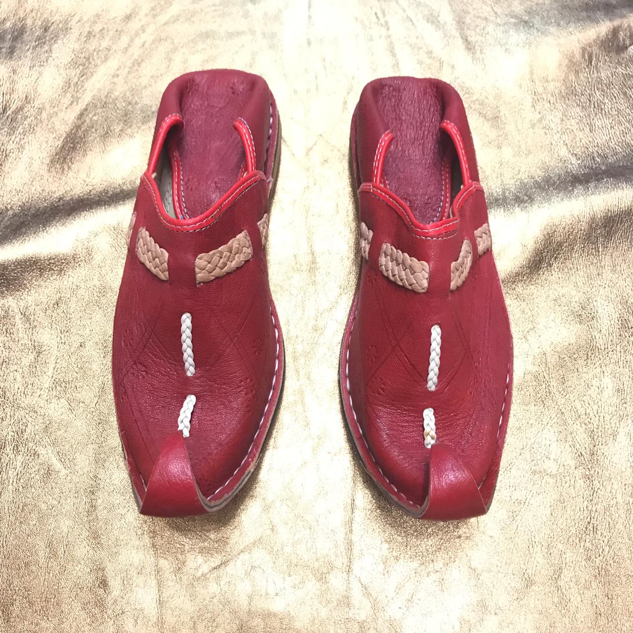 moroccan handmade babouche moroccan slippers handmade shoes traditional shoes Babouche Aladin En Cuir Tongs Marocaines Aladin flip flop slippers 1
